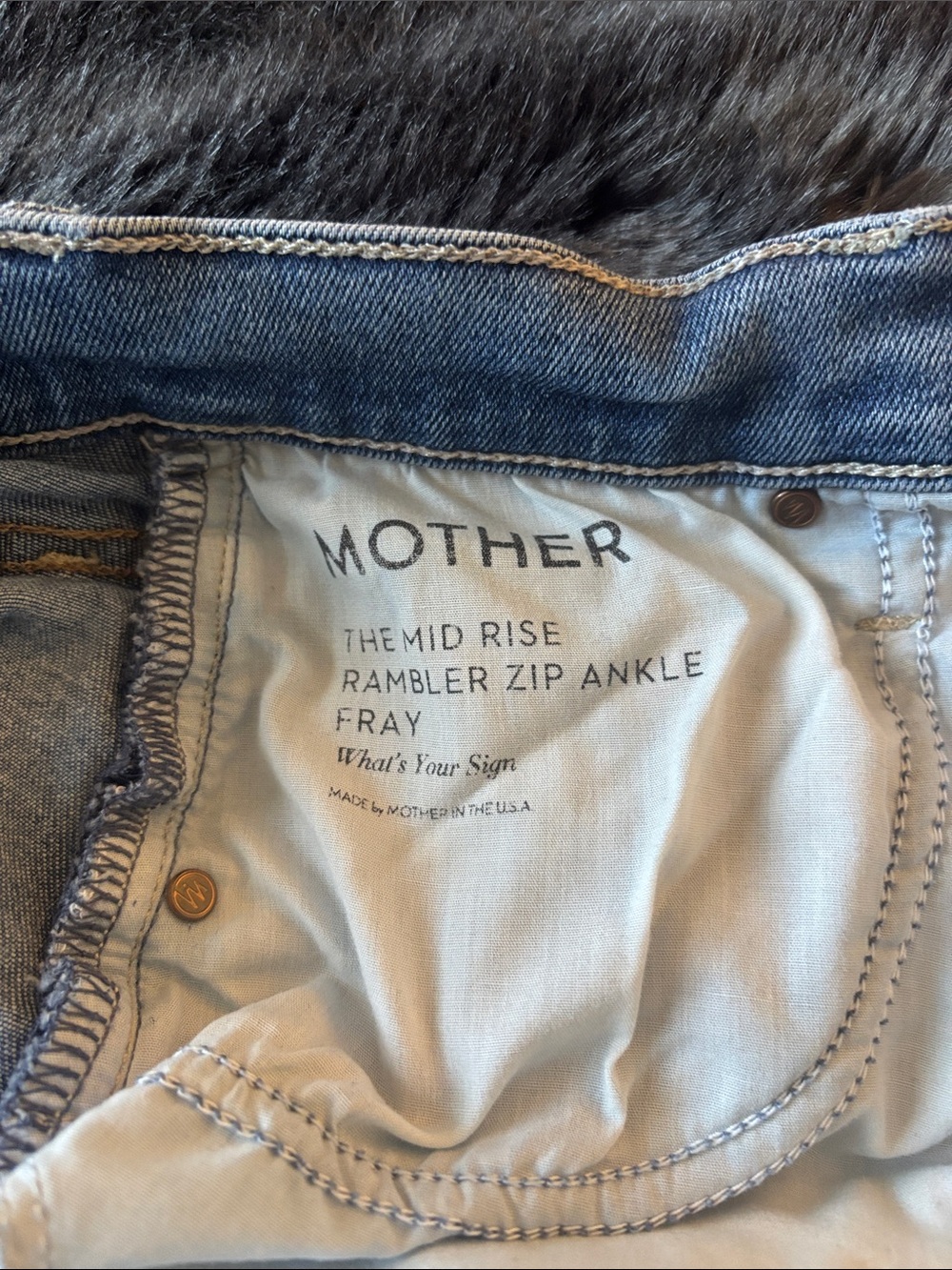 Mother Mid Rise Rambler - Picture 6 of 6
